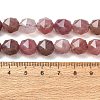Natural Purple Madagascar Rose Quartz Beads Strands GG-CBABD99-05A-4