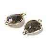 Natural Labradorite Links connectors G-L514-015F-3