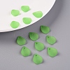 Transparent Frosted Acrylic Pendants MACR-S371-09A-734-6