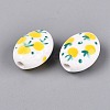 Handmade Porcelain Beads PORC-N012-14B-01-2