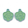 Spray Painted Alloy Enamel Pendants ENAM-N055-032-B01-NR-3