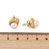 304 Stainless Steel Stud Earrings EJEW-G423-31C-G-5