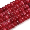 Dyed Natural White Jade Beads Strands G-G107-A43-01-1