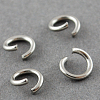 Tarnish Resistant 304 Stainless Steel Open Jump Rings A-STAS-R049-4x0.8mm-1