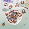 DIY Two Tone Dangle Earring Making Kit DIY-TA0009-01B-5
