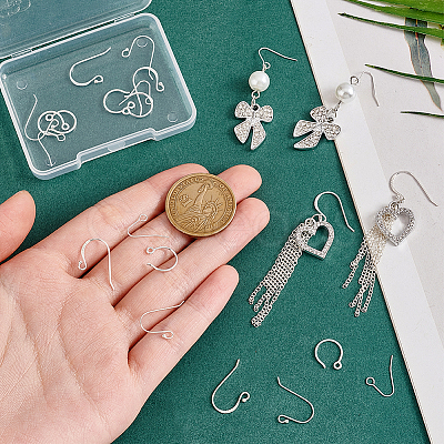 925 Sterling Silver Earring Hooks STER-PH0002-50-1