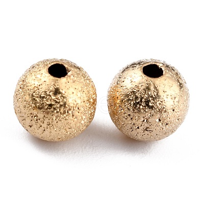 Long-Lasting Plated Brass Beads KK-O133-004C-G-1