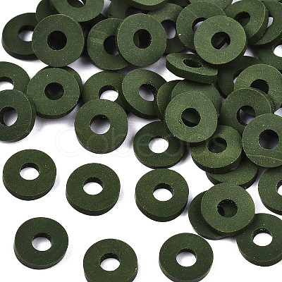Handmade Polymer Clay Beads CLAY-Q251-8.0mm-81-1