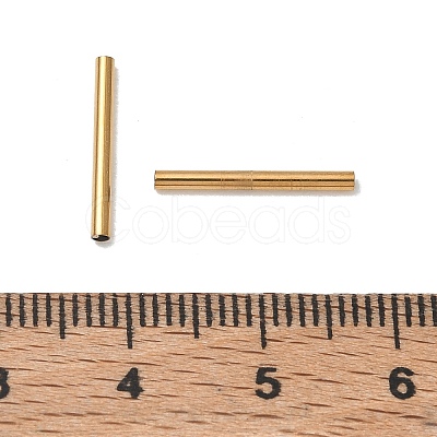 304 Stainless Steel Tube Beads STAS-P161-01-15mm-G-1