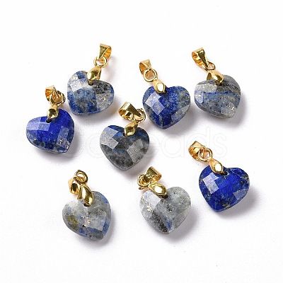 Natural Lapis Lazuli Pendants G-C023-07G-1