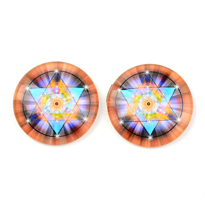 Glass Cabochons X-GGLA-L012-12mm-04-1