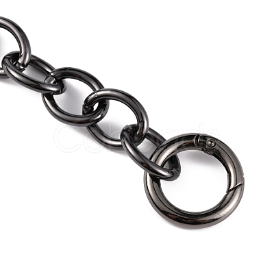 Aluminum Alloy Cable Chain Purse Extender Chains FIND-WH0005-94C-1