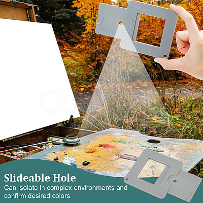 Square Plastic Fibonacci Composition View F
inder AJEW-WH0651-03-1