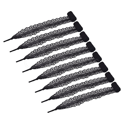 10 Pairs Polyester Lace Shoelaces AJEW-TA0003-14C-1