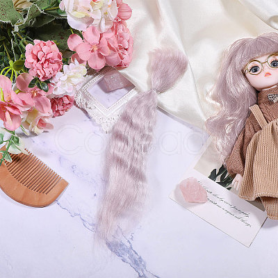Artificial Wool Doll Wig Hair AJEW-WH0609-186F-1