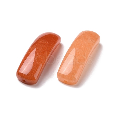 Natural Red Aventurine Connector Charms G-D460-02K-1