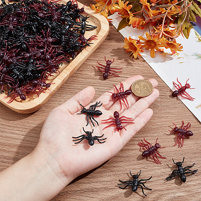 2 Sets 2 Colors Mini Plastic Ant Model DIY-NB0012-42-1