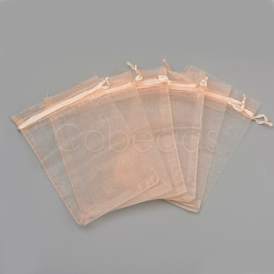 Organza Gift Bags with Drawstring OP-R016-9x12cm-23-1