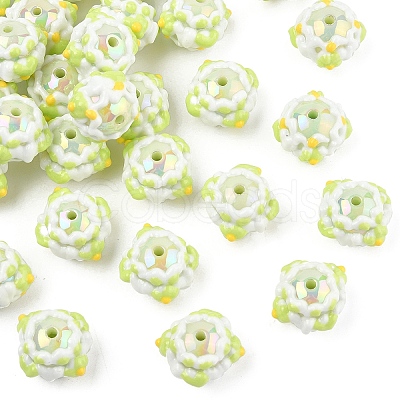 Opaque Acrylic Beads SACR-YW0002-78A-03-1
