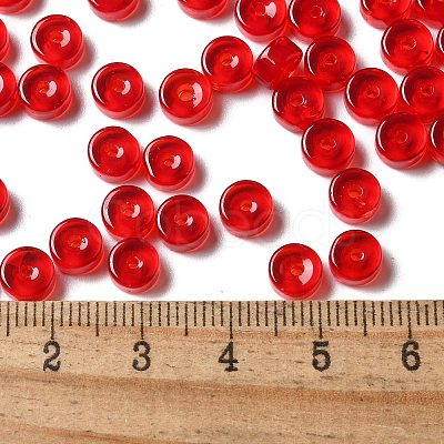 Transparent Colours Glass Seed Beads X-SEED-E001-T3x6mm-02-1