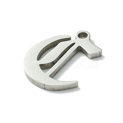 Non-Tarnish 201 Stainless Steel Pendants STAS-B055-01P-C-1