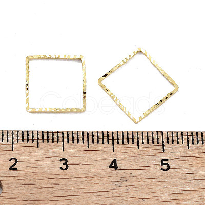 Brass Beads Frames KK-M288-01G-D-1