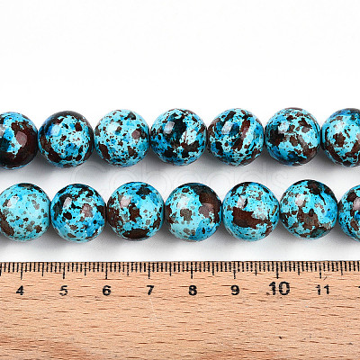 Synthetic Turquoise Beads Strands TURQ-T004-08A-10-1