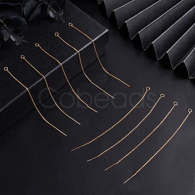 Beebeecraft 10Pcs Brass Stud Earring Findings KK-BBC0002-60-1