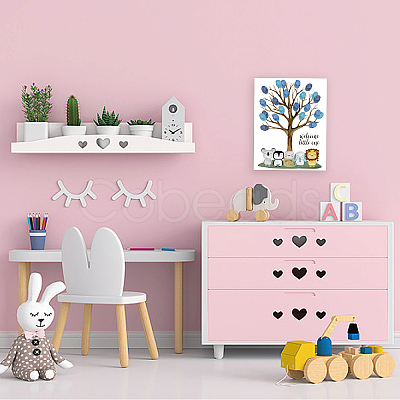 Canvas Fingerprint Painting DIY-WH0466-007-1