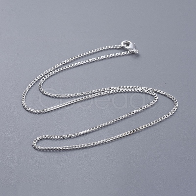Brass Twisted Curb Chain Necklaces NJEW-BB10884-18-1