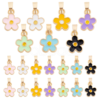10 Sets Alloy Enamel Charms FIND-PH0020-73-1