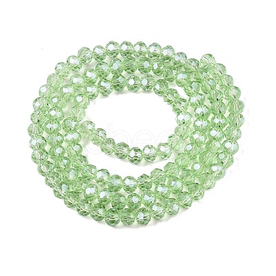 Electroplate Glass Beads Strands EGLA-A044-T4mm-A09-1