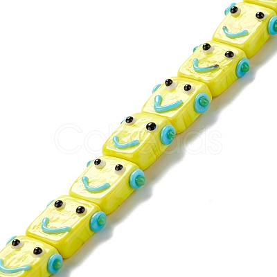 Handmade Lampwork Beads Strands LAMP-D015-07F-1