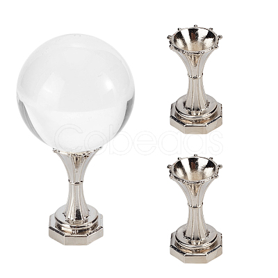 Alloy Crystal Ball Holders AJEW-WH0752-668P-1
