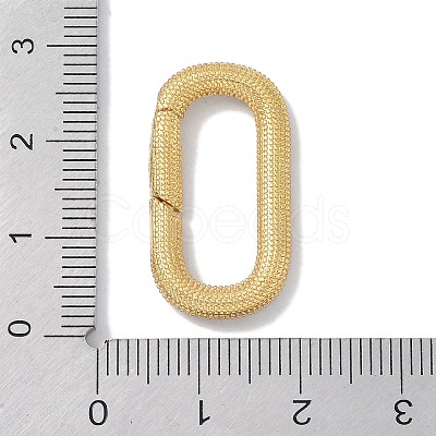 Rack Plating Brass Micro Pave Cubic Zirconia Spring Gate Rings Clasps KK-NH0002-19G-01-1