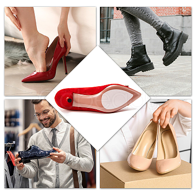 Shoe Repair Synthetic Rubber Heel Replacement FIND-WH0170-70-1