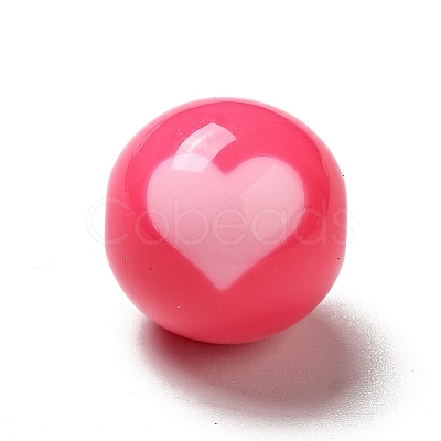 Two Tone Opaque Acrylic Beads LS-SACR-K003-03B-1