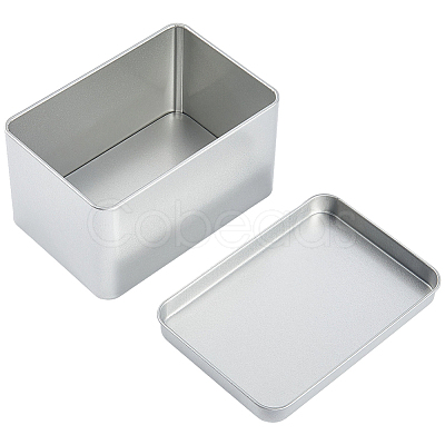 Tinplate Storage Boxs with Lids CON-WH20001-25B-1