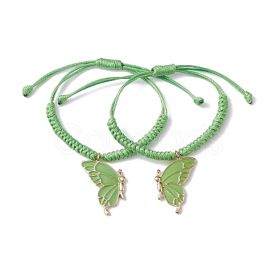 Alloy Enamel Pendants Bangles BJEW-JB09966-04-1