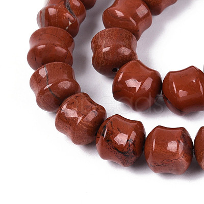 Natural Red Jasper Beads Strands G-N353-06A-04-1
