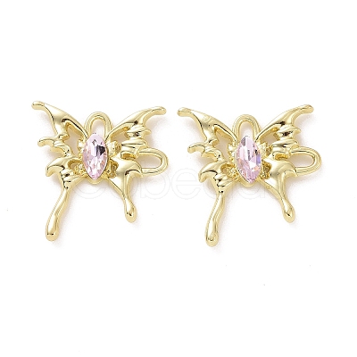 Rack Plating Alloy Connector Charms FIND-I037-19LG-03-1