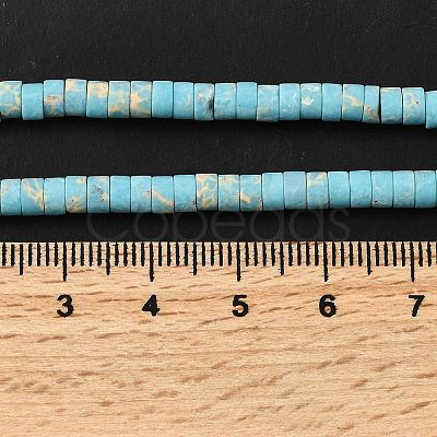 Dyed Synthetic Imperial Jasper Beads Strands G-Z089-A03-A-1