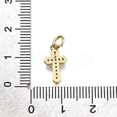Brass Micro Pave Cubic Zirconia Pendants LS-KK-Z100-39G-04-1