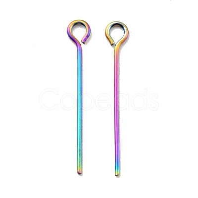 Ion Plating(IP) 304 Stainless Steel Eye Pins STAS-E156-01M-02-1