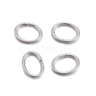 Tarnish Resistant 304 Stainless Steel Open Jump Rings X-STAS-F221-40P-G-1