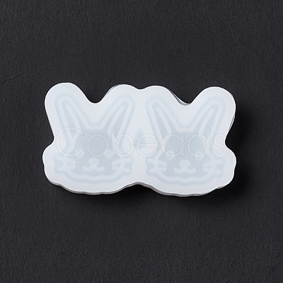 Easter Theme Ear Stud Ornament Silicone Molds DIY-J009-01C-1