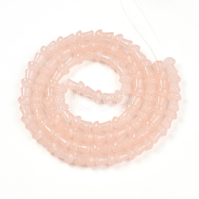 Baking Paint Glass Beads Strands DGLA-N007-01D-1