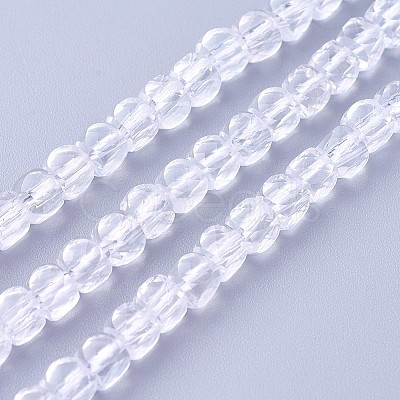 Grade A Natural Quartz Crystal Beads Strands G-F619-34-1