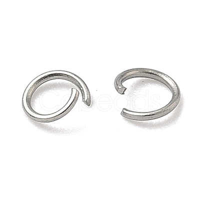 Non-Tarnish 304 Stainless Steel Open Jump Rings X-STAS-E066-01-3mm-1