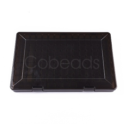 124 Grids Polypropylene(PP) Craft Organizer Case Storage Box CON-K004-08-1